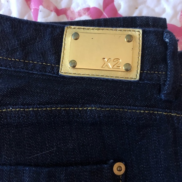 X2 Boot Cut Dark Denim Jeans - Picture 3 of 5